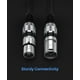 thumbnail image 5 of GearIT Cable de micrófono XLR a XLR (10 pies, paquete de 6) Cable de micrófono XLR macho a hembra Cable XLR blindado balanceado de 3 pines para mezclador de micrófono, estudio de grabación, podcast -, 5 of 5