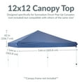 thumbnail image 6 of Sunnydaze 12' x 12' Canopy Replacement Shade for Pop-Up Canopy, Blue, 6 of 14