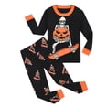 thumbnail image 3 of LIIPEE Halloween Graphic Pajamas For Girls Long Sleeve Tees And Pants Pajama Set 2 Piece Kids Autumn Comfortable Cute Everyday Sleepwear,7-8 Years, 3 of 3
