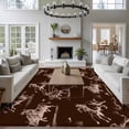 thumbnail image 3 of Abstract Cowboy Horse Large Area Rugs 5x8 ft Vintage Black Background Western Washable Rug Non Slip Indoor Carpet Absorbent Floor Mat for Living Room Bedroom Dining Room, 3 of 9