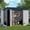 Gray, variant on CLOUDREST PRO Metal Shed 5 x 3 ft. Outdoor Storage Shed with Lockable Door and Air Vent Metal Garden Shed,Brown