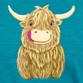 thumbnail image 3 of CafePress - Happy Highland Cow T Shirt - Womens Tri-blend T-Shirt, 3 of 4