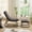 Grey, variant on Sailvan Patio Outdoor Lounge Chair with Ottoman,Modern Sling Recliner with Puffy Cushion,Beige Accent Chair for Sunroom Light Green