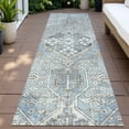 thumbnail image 3 of Dalyn Rugs Machine Washable Indoor/Outdoor Chantille ACN2197 Sky 2'3" x 7'6" Runner Rug, 3 of 7