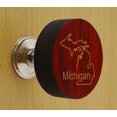thumbnail image 2 of IBA Indianbeautifulart Boutons Rouges Gravés Poignées de Porte d'Armoire en Bois Lot de 10, 2 of 3