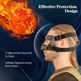 thumbnail image 3 of Sports Face Guard, Nose Guard for Broken Nose, Basketball Football Softball Training Face Protect Shield, Black Close, 3 of 7