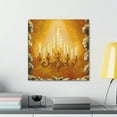 thumbnail image 3 of 'Festive Christmas Lights' - Canvas, 3 of 10