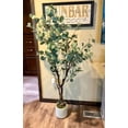 thumbnail image 6 of 5FT Artificial Eucalyptus Tree Indoor - Realistic Fake Potted Plant with White Planter, Lifelike Leaves & Bendable Boughs for Home Office Living Room Bedroom Decor, Housewarming Gift, 6 of 7