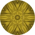 thumbnail image 1 of Ahgly Company Machine Washable Indoor Round Transitional Dark Bronze Brown Area Rugs, 3' Round, 1 of 7