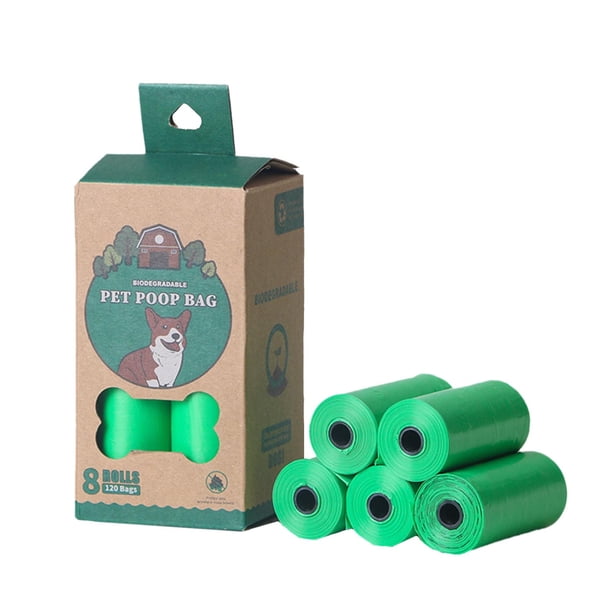 Bolsa De Basura De Color Liso Para La Limpieza Biodegradable De Heces De Perro. Bolsa Desechable Gruesa Para El Baño De Perros. Bolsa Biodegradable Para Basura De Mascotas.