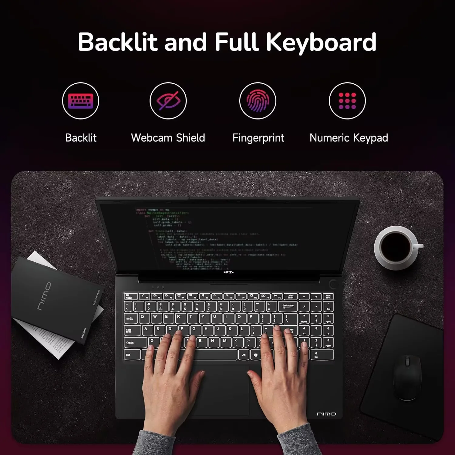 15.6" IPS FHD Gaming Laptop 8 Cores AMD Ryzen 7 6800H(Beat Intel i7-12700H, Up to 4.7GHz) 16GB DDR5 RAM 1TB SSD AMD Radeon 680M GPU-Business Black Laptop 100W Type-C Backlit Keyboard Fingerprint
