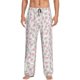 thumbnail image 1 of Balery Floral Pantalones de pijama para hombre, pijama ultraligero, pantalón de descanso-Medium, 1 of 6