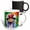 Multicolor, variant on 3drose, Funny Australian Ostrich Face Portrait. Family Friendly Digital Art, 15oz Mug