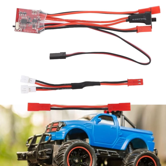 Controlador De Velocidad ESC Para Coche RC, Controlador Electrónico De Velocidad ESC RC Freno Plástico Cobre Fácil De Instalar 30A Para Coche 1/18