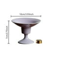 thumbnail image 4 of Warmself Incense Holder Modern Minimalist Circular Incense Stick Burner for Cones or Sticks for Yoga & Meditation, Enhance Atmosphere,Ceramic Ash Catcher Purple-1, 4 of 4