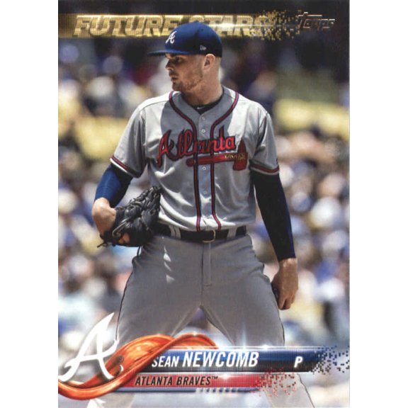 2018 Topps #607 Sean Newcomb Braves Future Star Series 2 MLB Baseball Trading Card