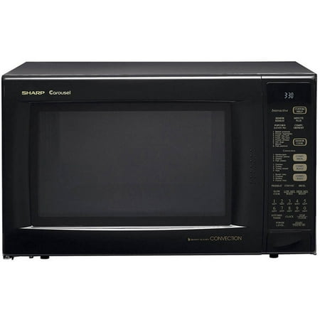 Sharp R930ak Carousel Countertop Convection Microwave Oven 1 5 Sharp R930ak Carousel Countertop Convection Microwave Oven 1 5 Cu Ft 900w Black