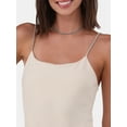thumbnail image 4 of No Boundaries Rhinestone Strap Bodysuit, Women's and Women’s Plus, 4 of 5