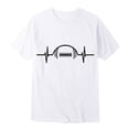 thumbnail image 5 of Sngxgn Men's Fit Short Sleeve T-Shirt Crewneck Lightweight Tee Shirts for Men Workout Casual(White,XL), 5 of 5