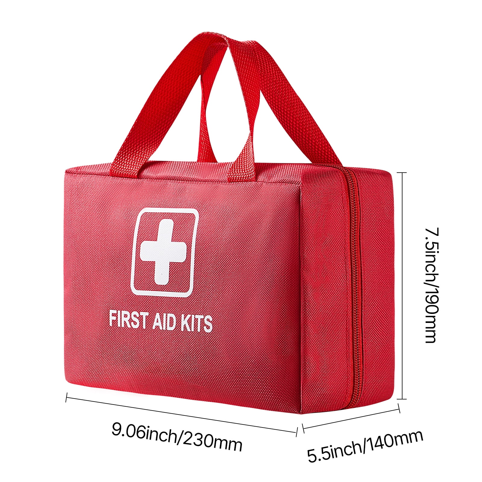 KFFKFF Comprehensive 500-Piece First Aid Kit, Durable 600D Nylon Bag, Emergency Medical Supplies for Home, Car, Office, Travel, Camping, Hiking, Sports, and Outdoor Situations