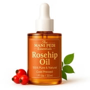 TMPE Rosehip Oil for Face. Pure, Natural, Cold-Pressed & Organic. Natural wealth of vitamins that help nourish & hydrate your skin - 1 Fl Oz