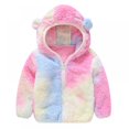 thumbnail image 1 of Xinhuaya Toddlers Boy Girl Thick Hoods Snowsuit Kids Baby Fleece Jacket Warm Outwear Coat 1-6 Years, 1 of 8