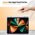 thumbnail image 3 of Fintie TPU Case with Pencil Holder for iPad Pro 12.9-inch 5th/4th/3rd Generation - Slim Soft TPU Protective Cover with Auto Wake/Sleep for iPad Pro 12.9 (2021/2020/2018), 3 of 7