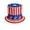 B, variant on Beforeyayn 4Th Of July Hat America Flag Top Hats, Patriotic Party Hat Accessory For Adults, Party Or Parade, Red White And Blue Hat For Independence Day Celebration