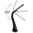 thumbnail image 4 of Clearance:Dimmable LED Desk Lamp, Eye Protection Touch Bedside Lamp for Reading, 3 Modes/ 5 Brightness Levels/LCD Display/Alarm Clock/Temperature and Calendar, 4 of 4