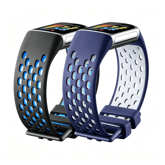 GJX Sport Band Compatible for Charge 5/Charge 6 Bands Women Men,Soft and Breathable Wrist Band Replacement Bracelet for Charge 5/Charge 6 Bands Advanced Fitness