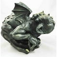 thumbnail image 3 of Large Funny Toad Gargoyle Statue Peekabo Figurine, 3 of 3