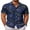 Blue&Green Fern Leaves, variant on Mens Summer Shirts Floral Hawaiian Shirts Short Sleeve Casual Beach Wear Clothing