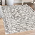 thumbnail image 1 of Geometric Decorative Rug, Polka Dots and Rounds Repetition Modern Look Print in Grunge Themed, Quality Carpet for Bedroom Dorm and Living Room, 6 Sizes, Pale Grey, by Ambesonne, 1 of 4