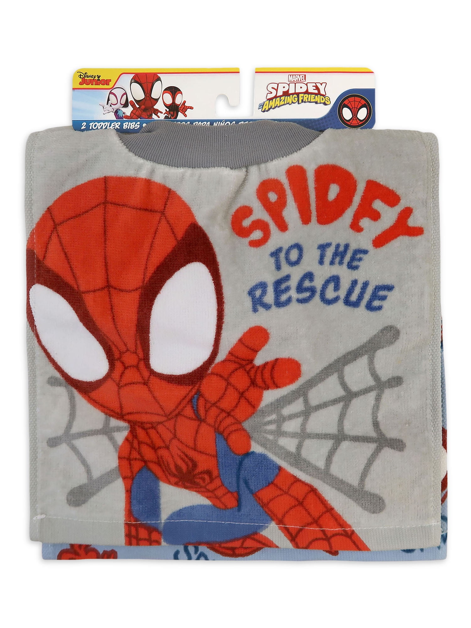 Marvel Spidey and His Amazing Friends 2 Pack Towel Bib