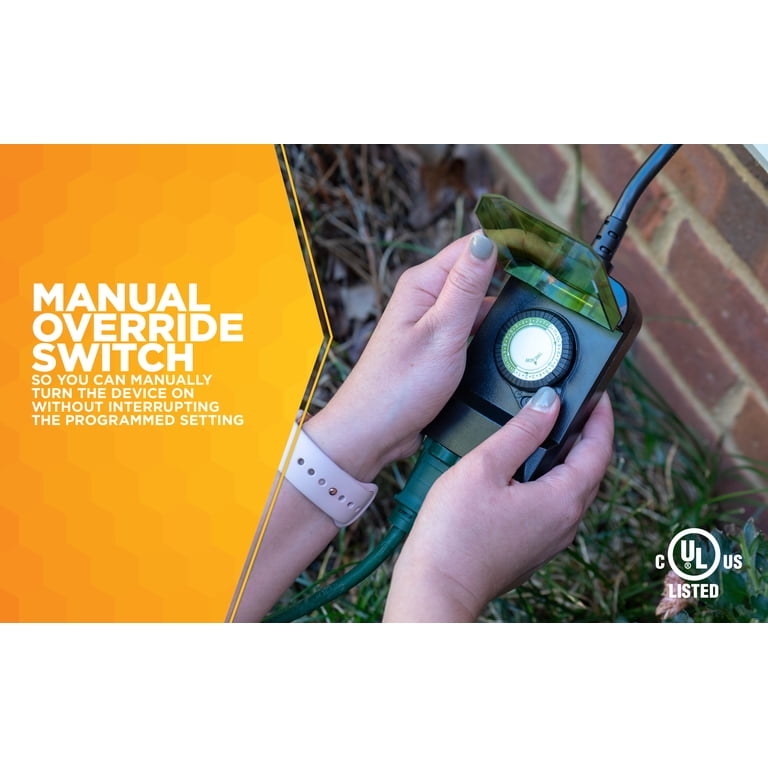 Woods Outdoor Mechanical 24-Hour Light Timer photo 7