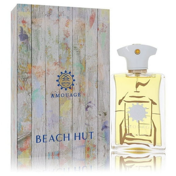 Amouage Beach Hut Eau De Parfum Spray, Cologne for Men, 3.4 Oz