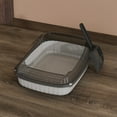 thumbnail image 5 of Large Cat Litter Box under $5! CQCYD Jumbo Cat Litter Box, Extra Large Litter Pan, Big Cat Litter Container, Oversized Litter Box with Scoop, Giant Cat Litter Tray, 5 of 6