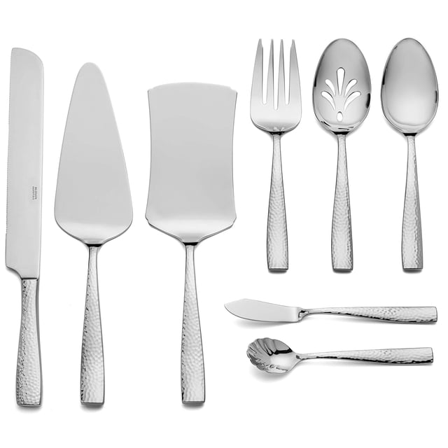 Juego de utensilios para servir Hudson Essentials, 8 piezas, acero inoxidable