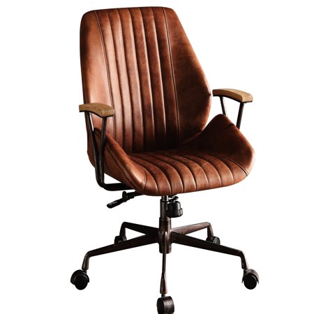 cocoa leather swivel office chair product