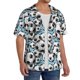 thumbnail image 2 of Fotbe Football Soccer Ball Camisa Estampada de Manga Corta para Hombre, Casual de Verano, Estilo Playero, Sin Arrugas-4X-Large, 2 of 5