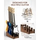 thumbnail image 2 of Soporte de guitarra STRICH de madera con 4 soportes para 4 guitarras eléctricas/bajos, 2 of 9