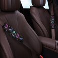 thumbnail image 3 of Renewold Bat Spider Web Print Car Seat Belt Pads Soft Auto Seat Belt Strap Shoulder Pad for Women Men Durable Automobile Accessories Halloween Decor, 2 Pack, 3 of 6