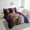 Brown Grey Purple, variant on YST Kawaii Pug Dog King Comforter Set 7-Piece Sweet Doughnut Bedding Comforter Sets, Animal Pet Theme Bed in a Bag Rainbow Watercolor Donut Bedding Set, Kids Dessert Food Bed Sheets Set