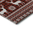 thumbnail image 3 of Addison Rugs Mayfield Premium Machine Washable Transitional Holiday Red Rectangle Rug, 10' x 14', 3 of 7