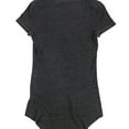 thumbnail image 2 of Tags Weekly Womens Solid Basic T-Shirt, Grey, Medium, 2 of 2