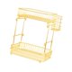 thumbnail image 4 of Especiero con ganchos, resistente, desmontable, ahorra espacio, organizador de baño, fruta Oro, 4 of 9