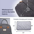 thumbnail image 5 of Ruvalino Baby Diaper Bag Backpack with Pacifier Holder, Multifunctional Travel Bag, Dark Gray, Large, 5 of 9