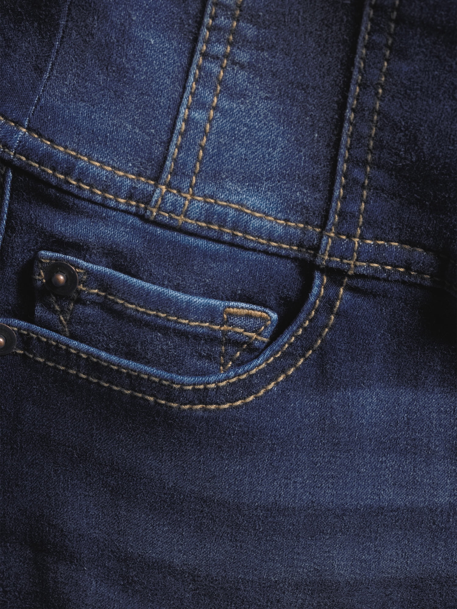 No Boundaries Juniors' 3-Button Corset Jeans