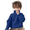 thumbnail image 3 of Glisme Toddler Girls Sweater Children Ribbed Half Turtleneck Winter Sweaters Base Sweaters Solid Color Warm Top Clothes , 2-3 Years, 3 of 7