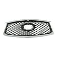thumbnail image 5 of For Infiniti QX50 2019-2023 With Camera Option Front Upper Grille Chrome Black, 5 of 19